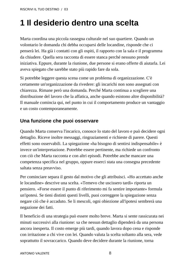 Un capitolo — anteprima reale del volume 03