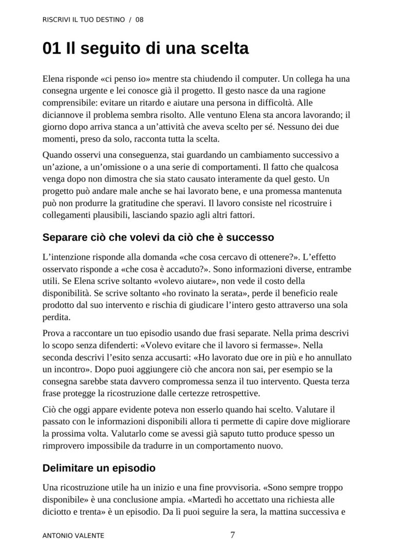 Un capitolo — anteprima reale del volume 08