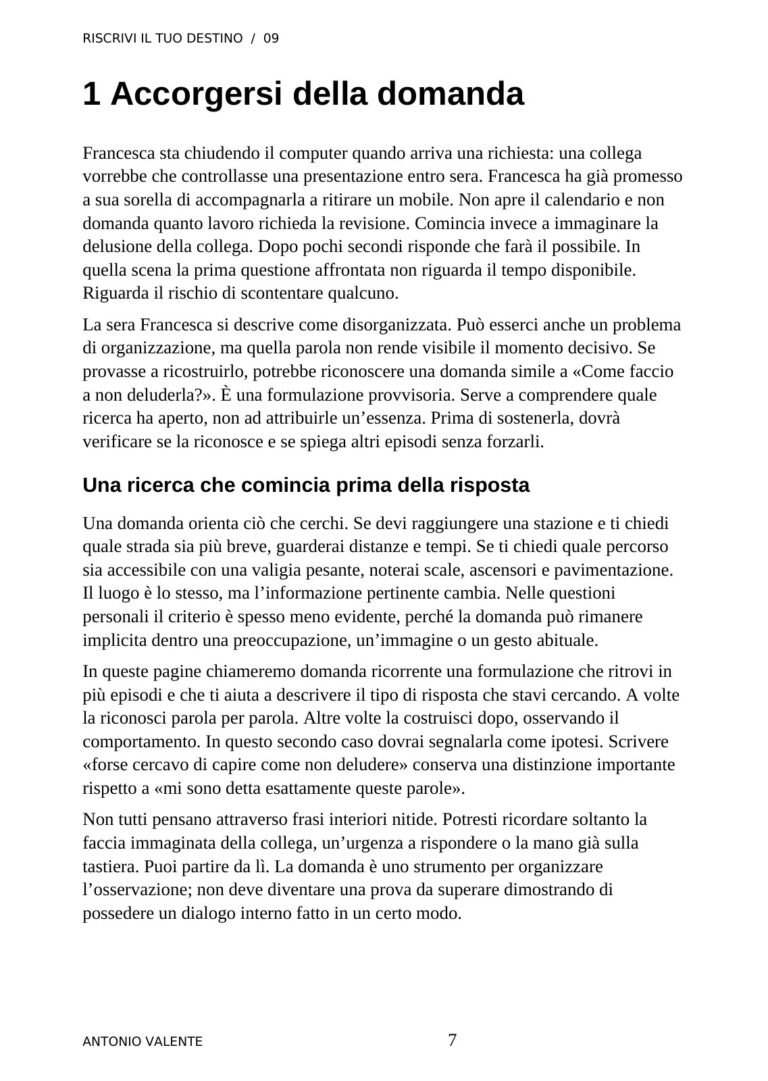 Un capitolo — anteprima reale del volume 09